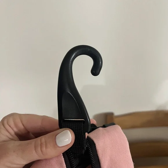 Pink Women's Canvas Backpack with Black Trim - Picture 8 of 8